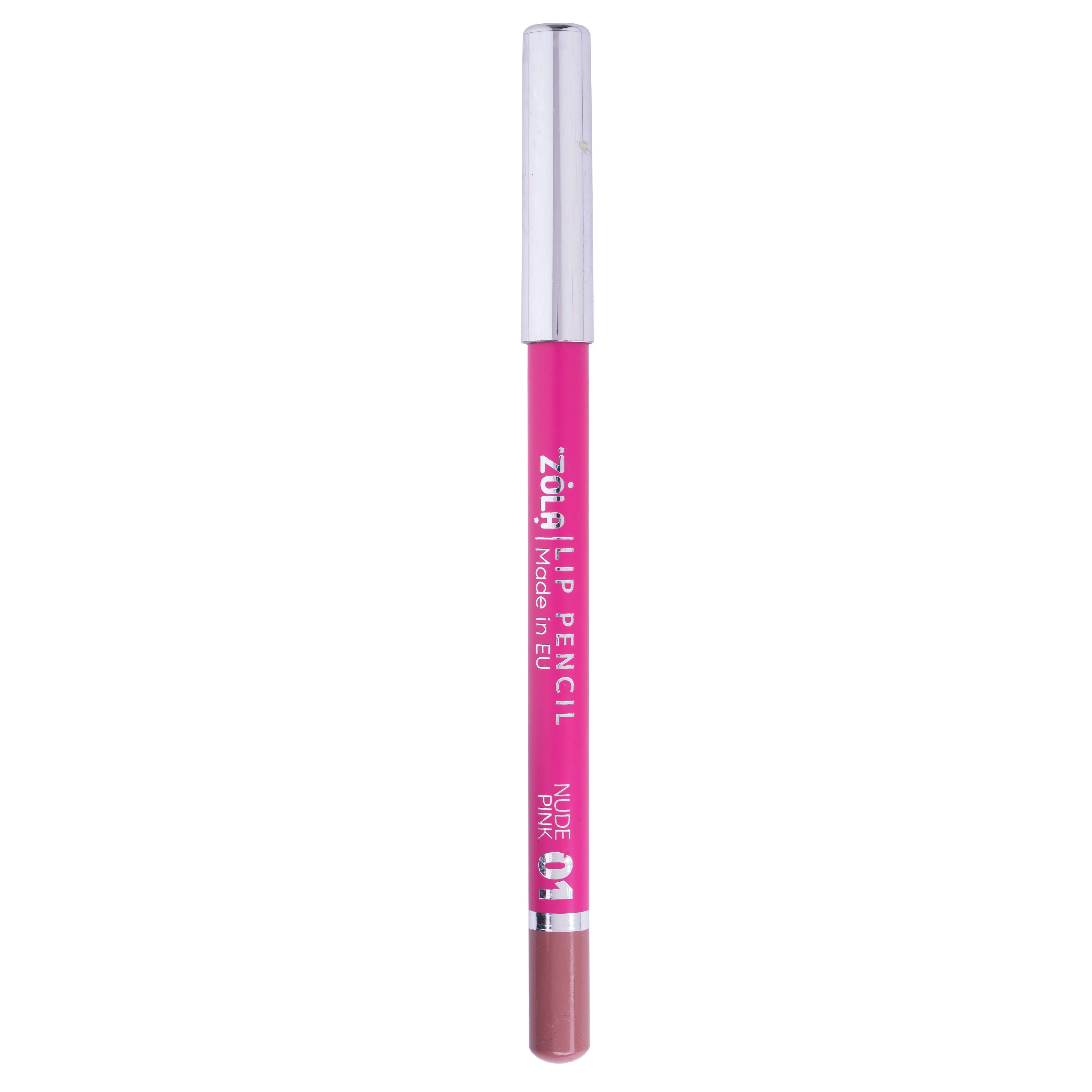 ZOLA Олівець для губ Lip Pencil 01 Nude Pink