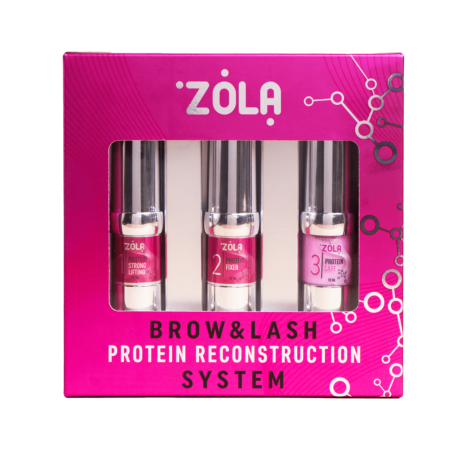 ZOLA Набір для ламінування Brow Lash Protein Reconstruction System