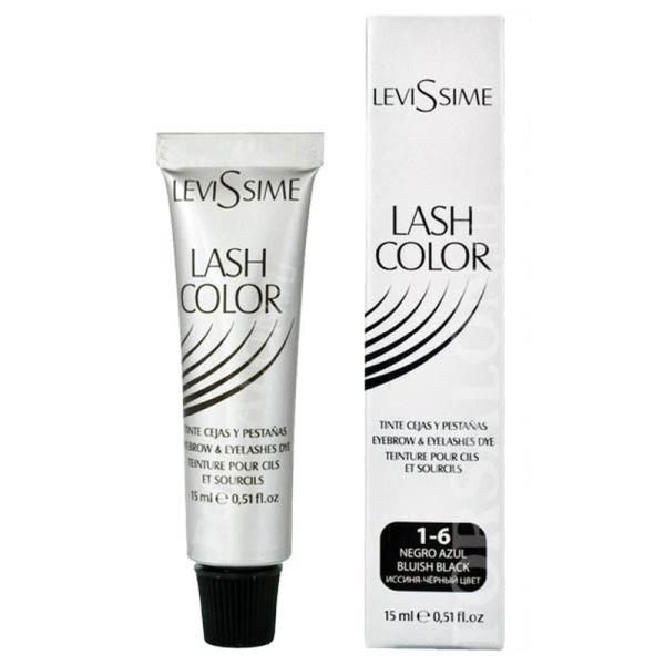 LeviSsime -Краска для бровей - 1-6( иссиня-черная), 15мл Краска для бровей