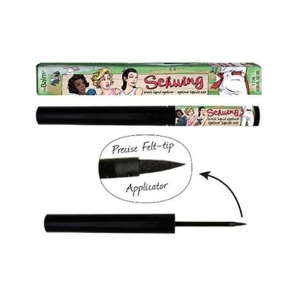 Водостойкая жидкая подводка The Balm Schwing Black Liquid Eyeliner