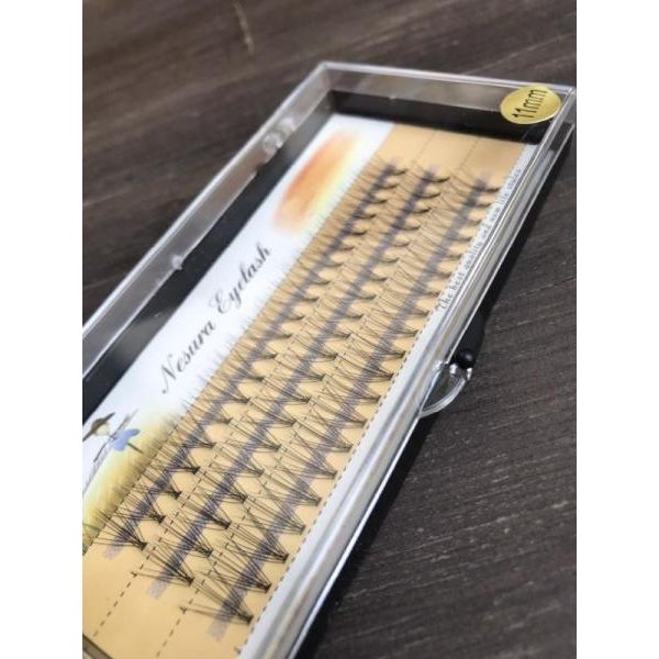 Безузелковые ресницы, густота 10D