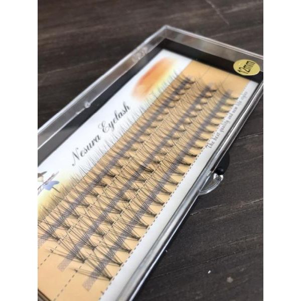 Безузелковые ресницы, густота 10D