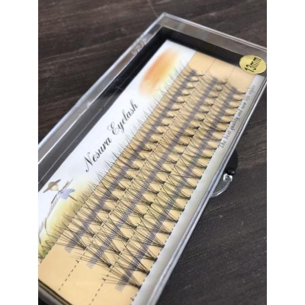 Безузелковые ресницы, густота 10D