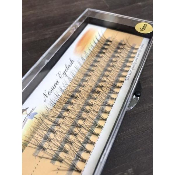 Безузелковые ресницы, густота 10D