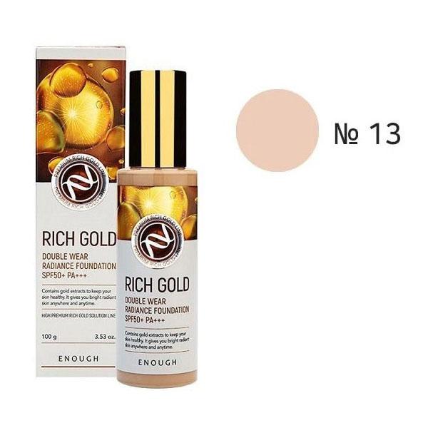 Enough Enough Rich Gold Double Wear Radiance Foundation тональная основа с золотом