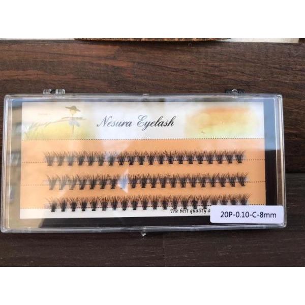 Безузелковые ресницы, густота 20D