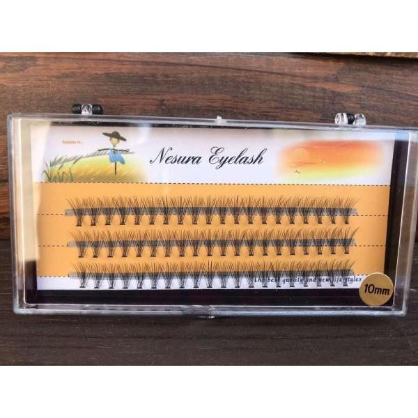 Безузелковые ресницы, густота 10D