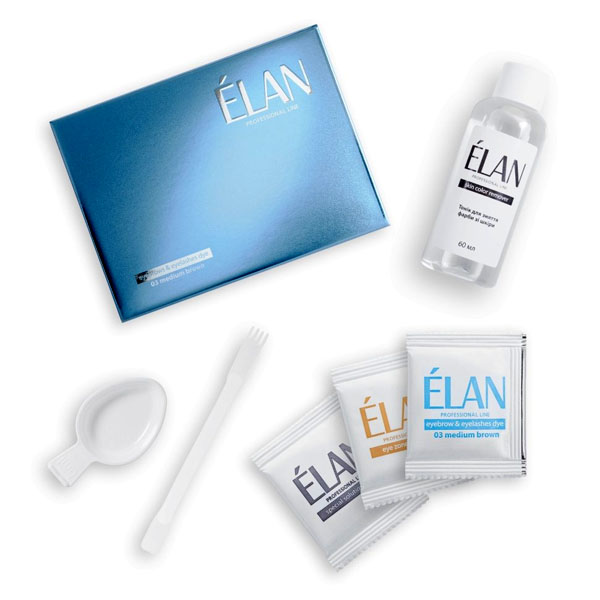 Краска для бровей Elan комплект