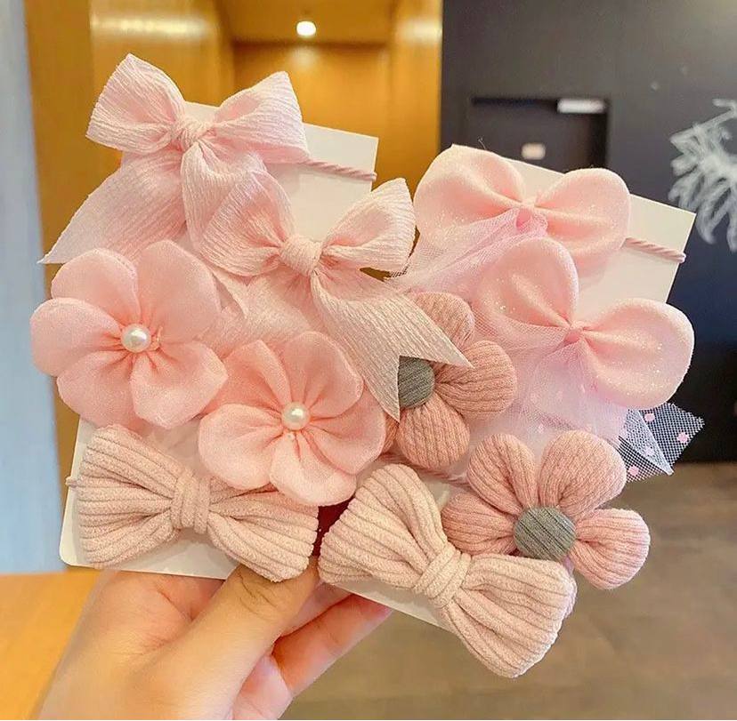 Резинка для волосся з перлами набір для малечі