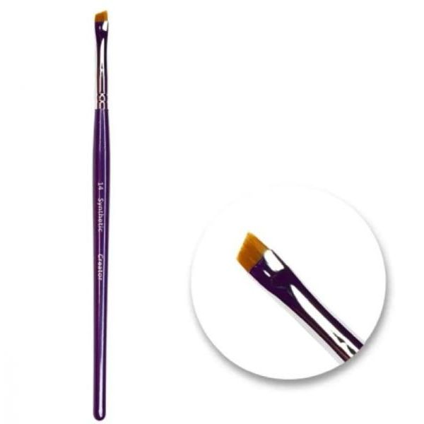 Creator кисть Synthetic 14, скошенная, короткая