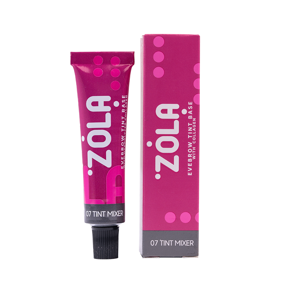 ZOLA Фарба для брів База Eyebrow Tint Base With Collagen 07 Tint Mixer 15ml