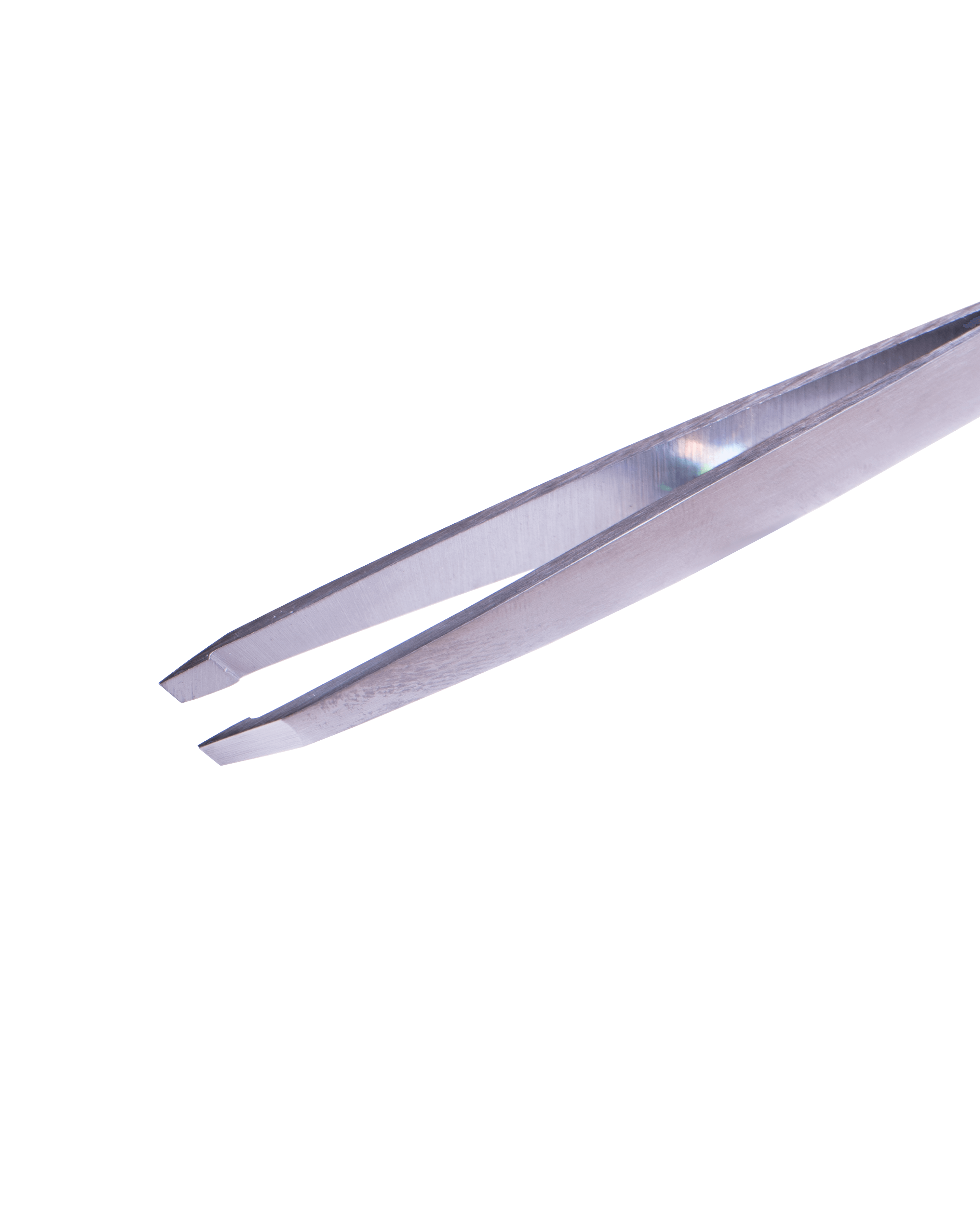 ZOLA Пінцет професійний для брів SILVER (скошений)