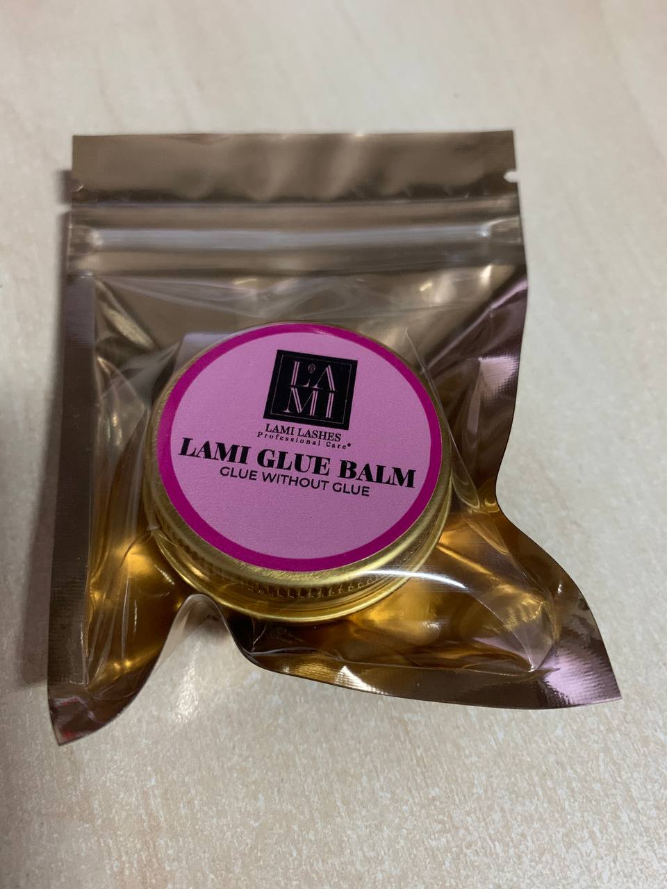 LAMI LASHES clue balm клей без клея (персик), 20мл