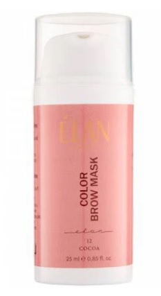 ELAN ELAN COLOR BROW MASK тонирующая маска для бровей 2-в-1, 12 Cocoa, 25ml
