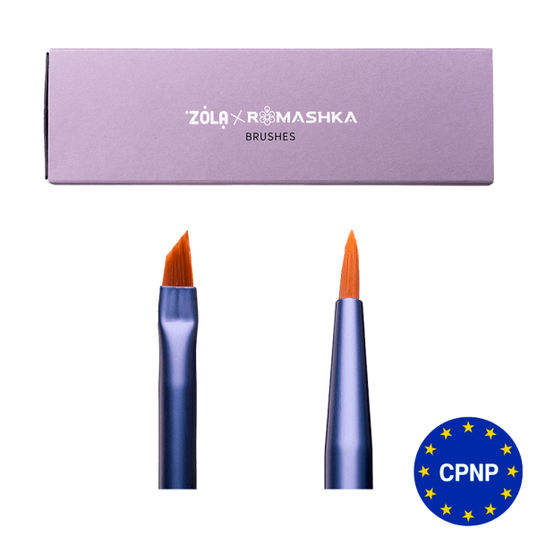 ZOLA X ROMASHKA НАБІР ПЕНЗЛІВ ДЛЯ БРІВ І ВІЙ ПРОФЕСІЙНИЙ