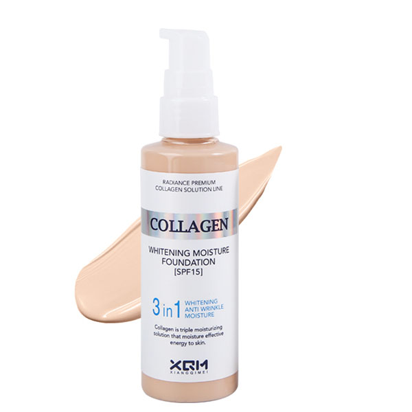 Collagen Whitening Moisture Foundation 3 in 1 SPF 15 