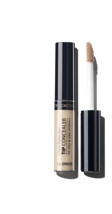 The saem Cover Perfection Tip Concealer Консилер 01 Clear Beige, 6.5g 