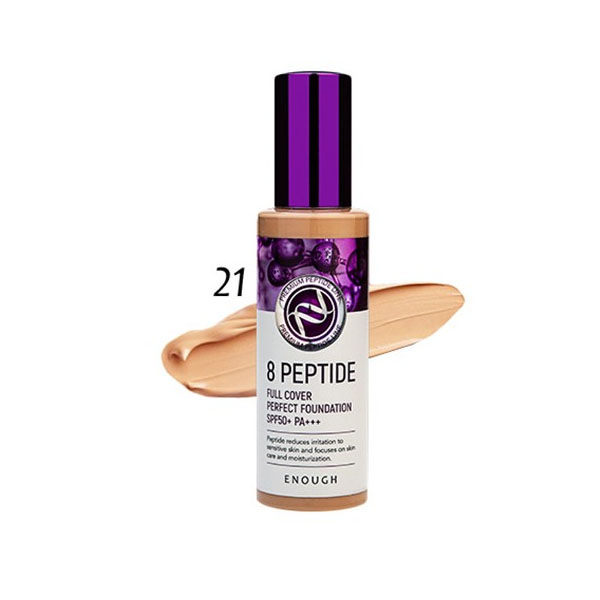 Enough 8 Peptide Full Cover Perfect Foundation SPF50+